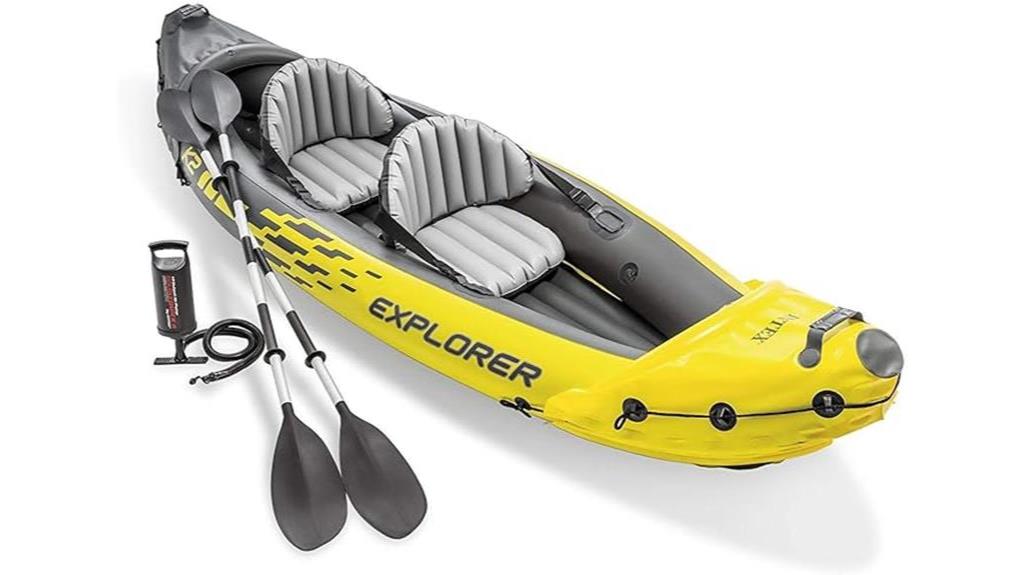 Best Modular Kayaks: Intex Explorer K2 Inflatable Kayak