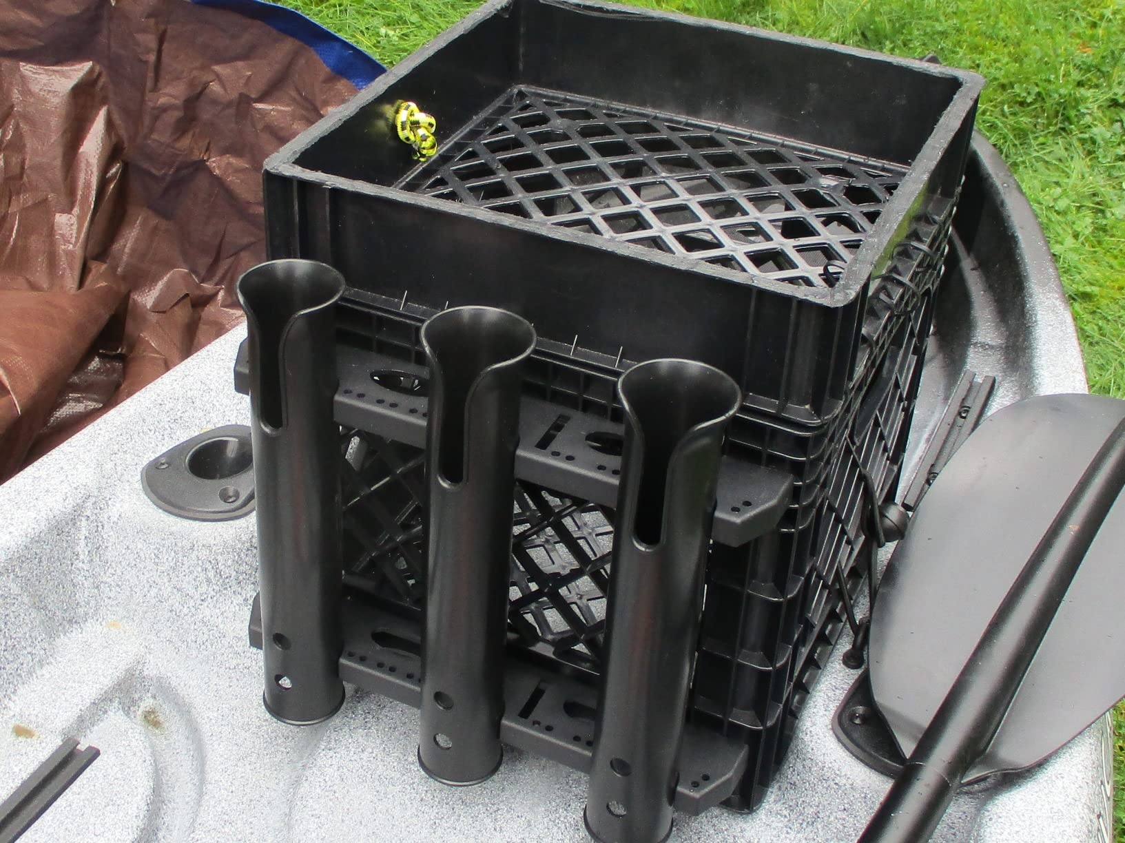 Yak Gear Build A Crate Kit Triple Rod Holder Customer Review Yak Gear Build A Crate Kit Triple Rod Holder - Customer Photo 2