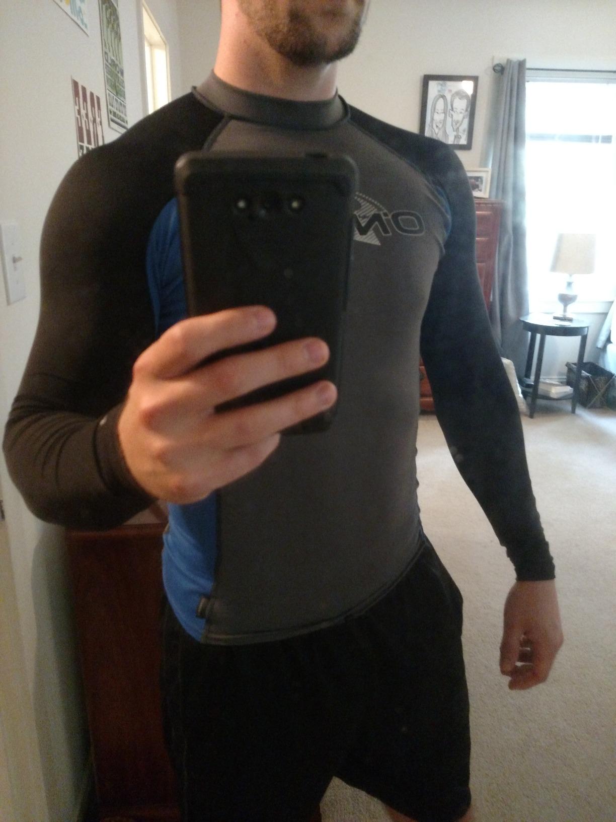 O'Neill Men's Premium Skins Upf 50+ Long Sleeve Rash Guard - Customer Photo 1