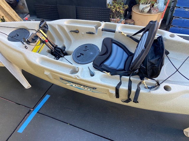 Ultra thick OceanMotion Ergo-Fit sit on top Kayak seat w/storage bag Customer Review Ultra thick OceanMotion Ergo-Fit sit on top Kayak seat w/storage bag - Customer Photo 3