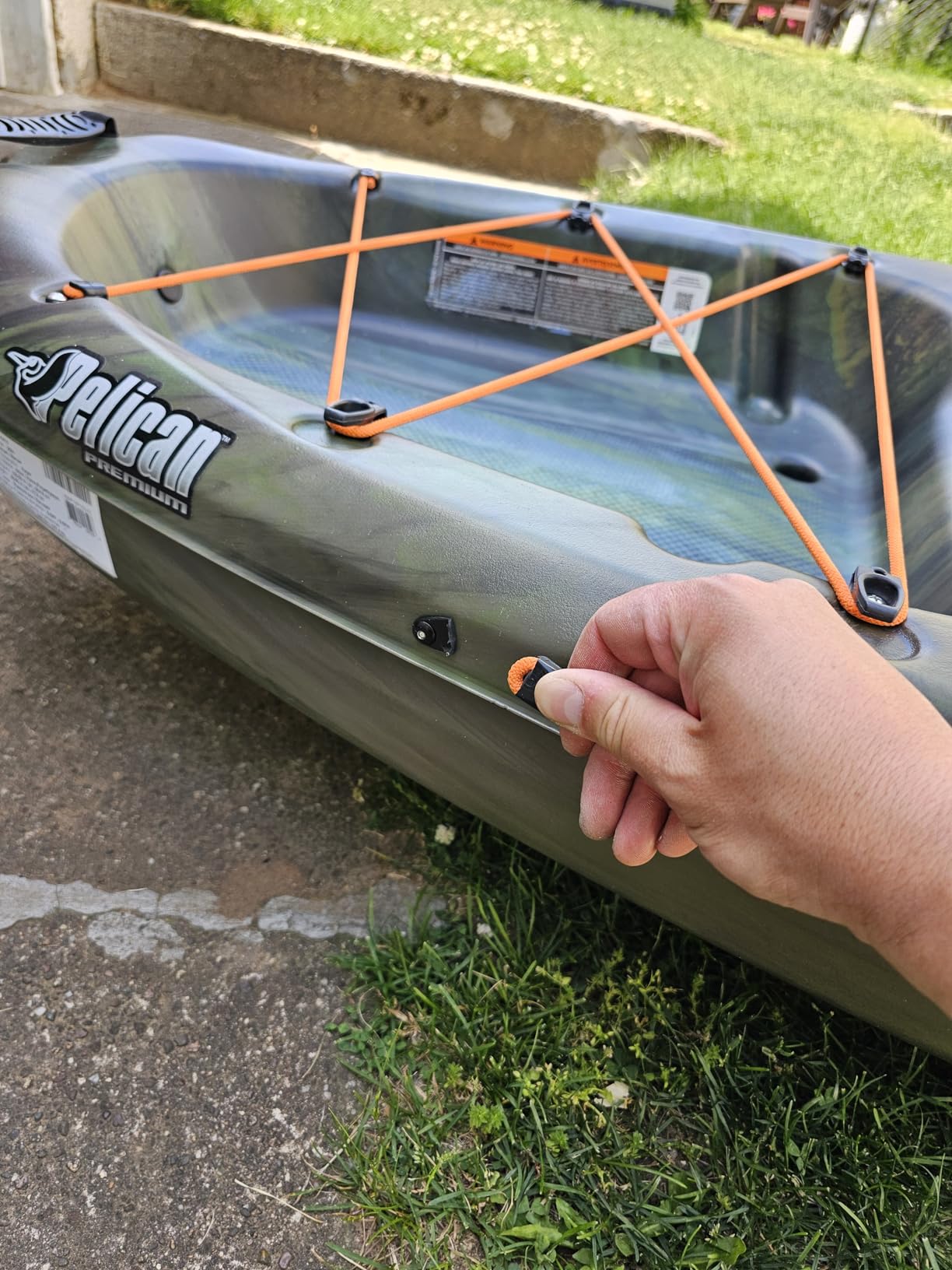 Pelican Sit-on-top Fishing Kayak 10 Feet Lightweight Customer Review Pelican Sit-on-top Fishing Kayak 10 Feet Lightweight - Customer Photo 1