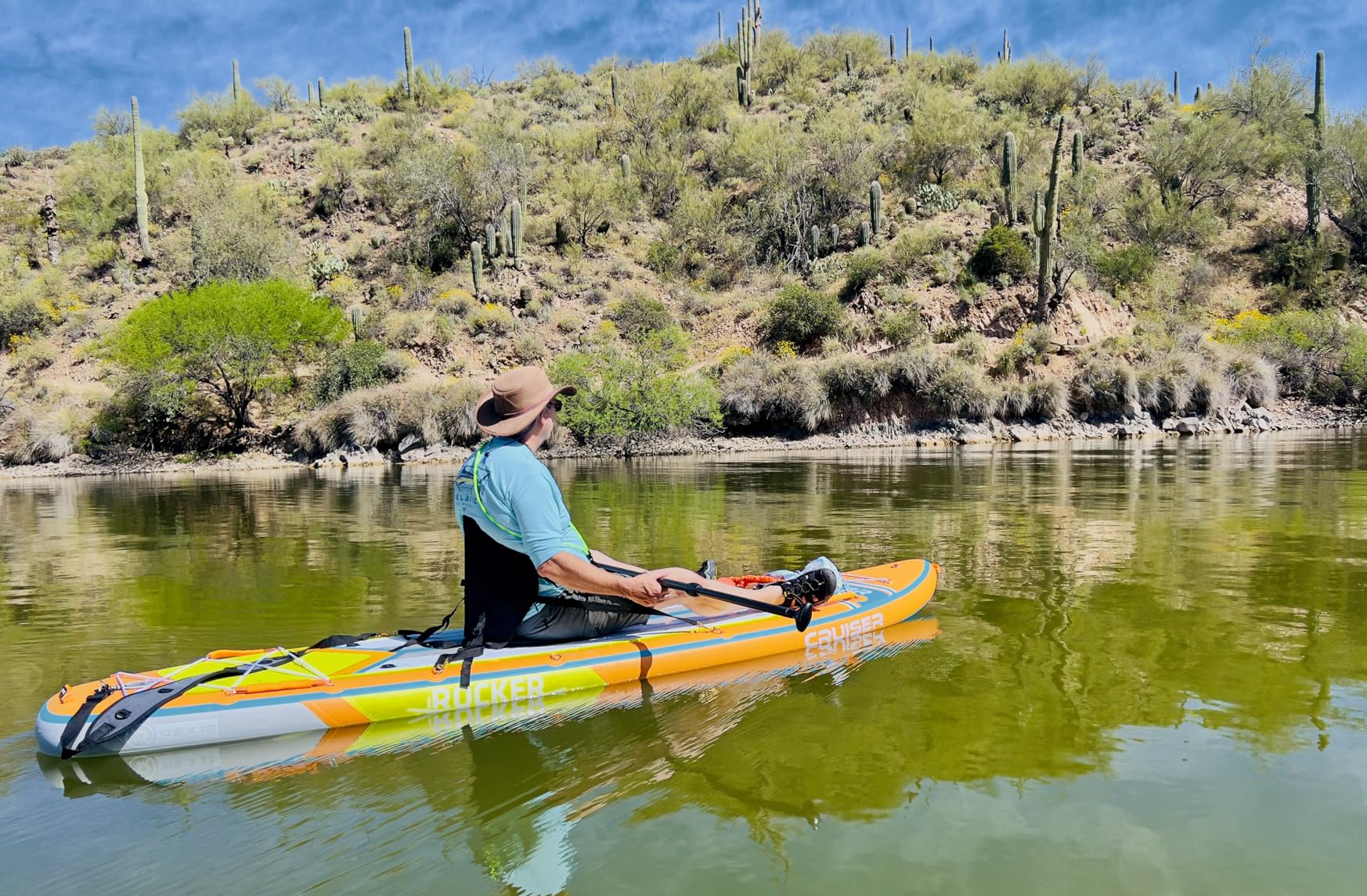 iROCKER Universal Kayak Seat for Inflatable Paddle Boards & SUP - Comfortable, Adjustable, & Portable Kayak Conversion Seat - Detachable Storage Bag, Cushioned Backrest, and Durable Neoprene Material Customer Review iROCKER Universal Kayak Seat for Inflatable Paddle Boards & SUP - Comfortable, Adjustable, & Portable Kayak Conversion Seat - Detachable Storage Bag, Cushioned Backrest, and Durable Neoprene Material - Customer Photo 1