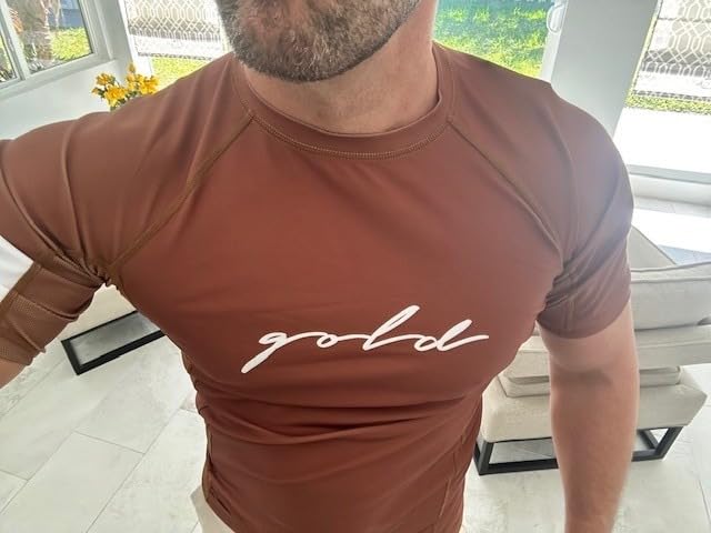 Gold BJJ Foundation Rash Guard - Ranked No-Gi and Gi Jiu Jitsu Rashguard - Customer Photo 1