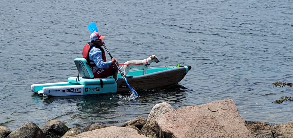 BOTE Deus Aero Inflatable MagnePod Compatible Kayak for Adults Kids Includes Travel Bag 1 Person Single Rider Blow Up Kayaking for Recreational Fishing Hunting Leisure Multiple Color Options - Customer Photo 2
