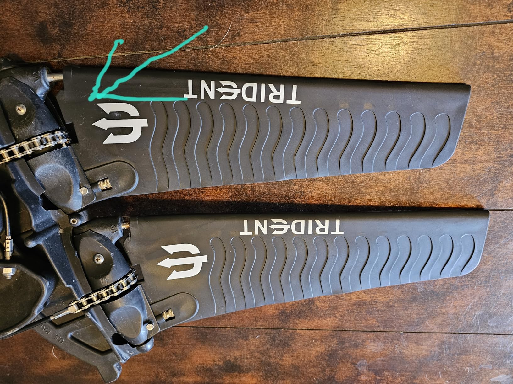 Turbo Fins, Turbo Mast and Sprocket Upgrades for Mirage Drive - Customer Photo 1