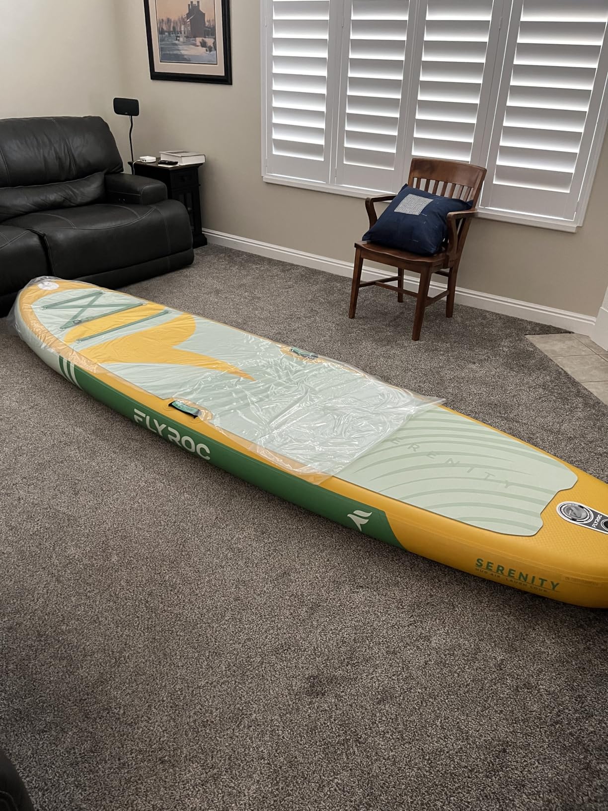 11'x35 Extra Wide Inflatable Paddle Board, 430lb Capacity Stable Paddleboard for Yoga, Stand up Paddle Board for Adults(x3), Full Coverage EVA Deck, 5 Handles, 100L Backpack, All-Round - Customer Photo 2