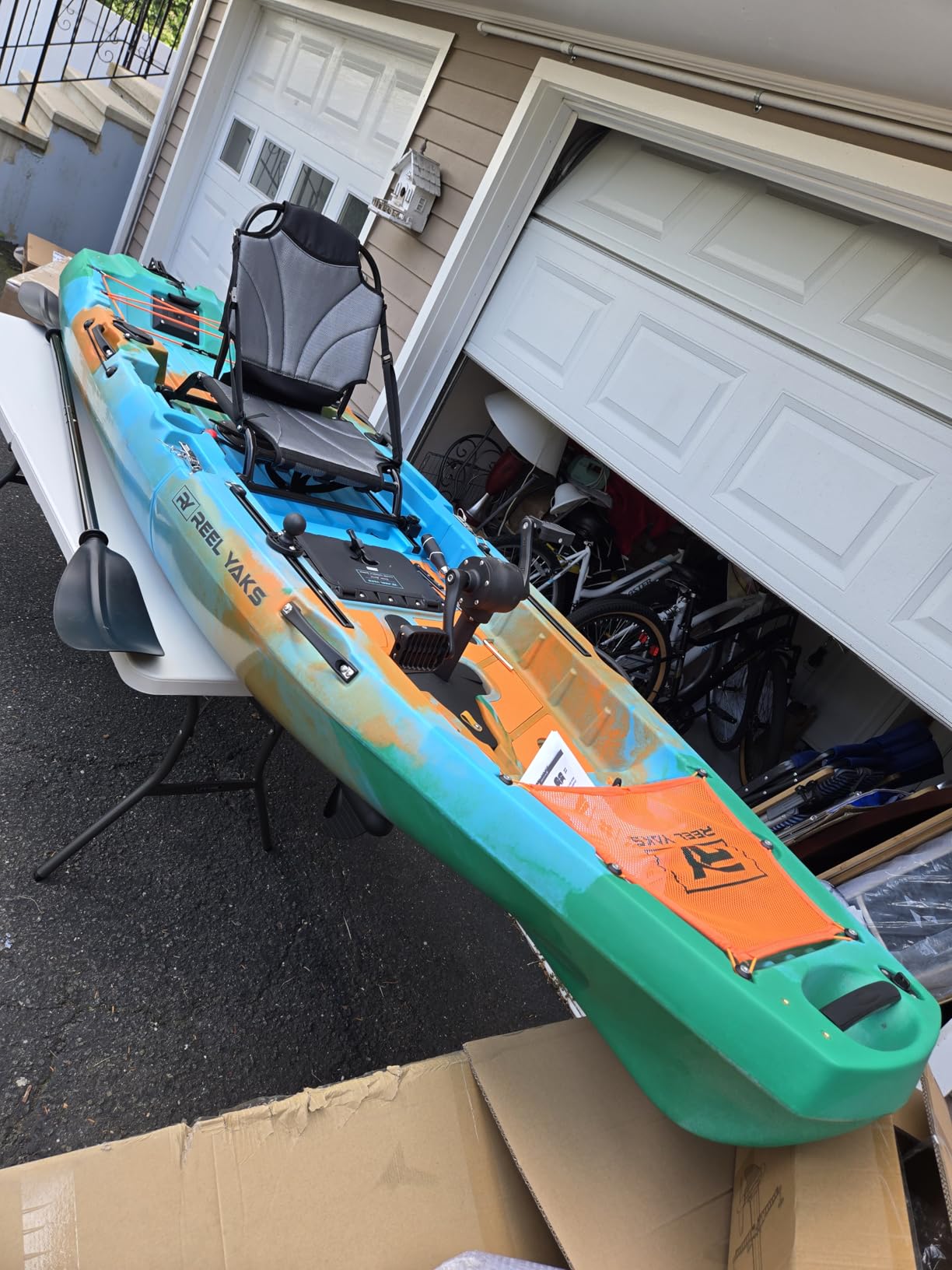 Radar Modular Fishing Kayak - 10ft Lightweight, Sit On Top Kayak for Adults & Youth - Stable & Portable, Ideal Space-Saving Design for Travel - 400 lbs Capacity Customer Review Radar Modular Fishing Kayak - 10ft Lightweight, Sit On Top Kayak for Adults & Youth - Stable & Portable, Ideal Space-Saving Design for Travel - 400 lbs Capacity - Customer Photo 1