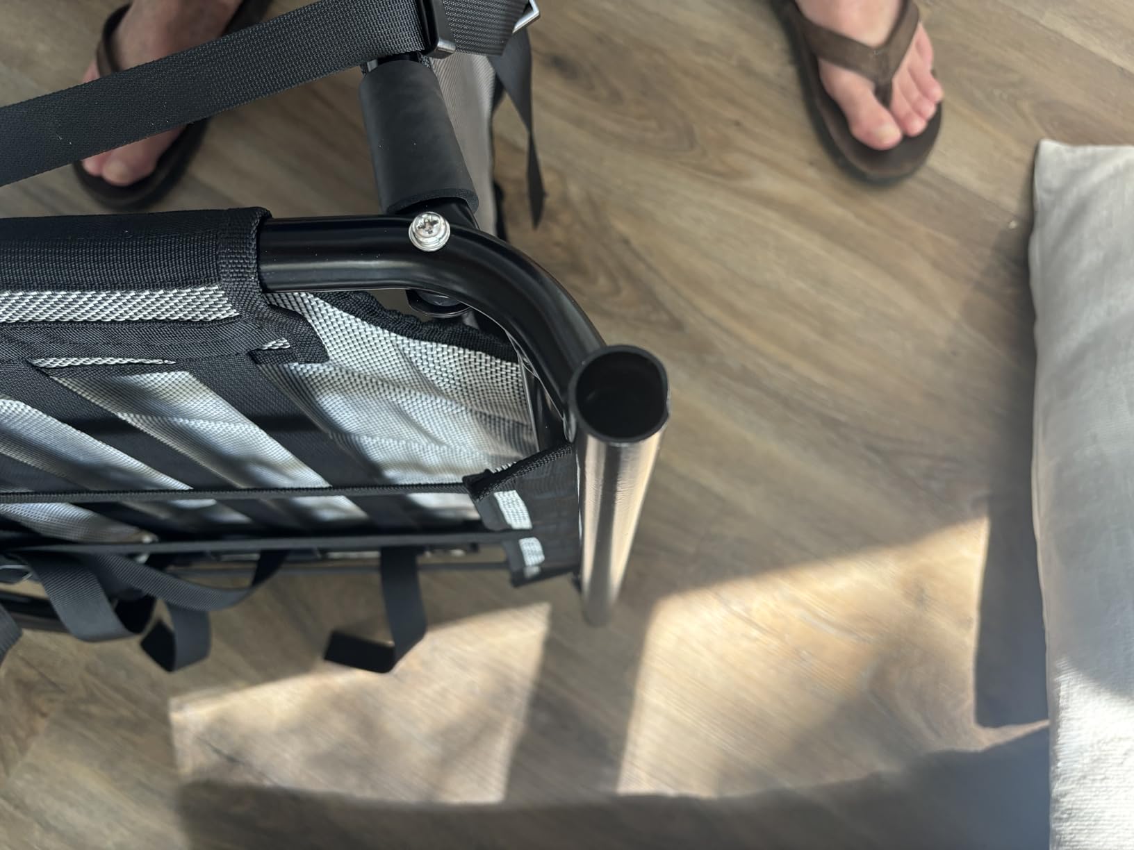 Universal Folding Kayak Seat - Aluminium Canvas Paddleboard Kayak Seats with Back Support, Suitable for Kayaking Canoeing Rafting Fishing Customer Review Universal Folding Kayak Seat - Aluminium Canvas Paddleboard Kayak Seats with Back Support, Suitable for Kayaking Canoeing Rafting Fishing - Customer Photo 1