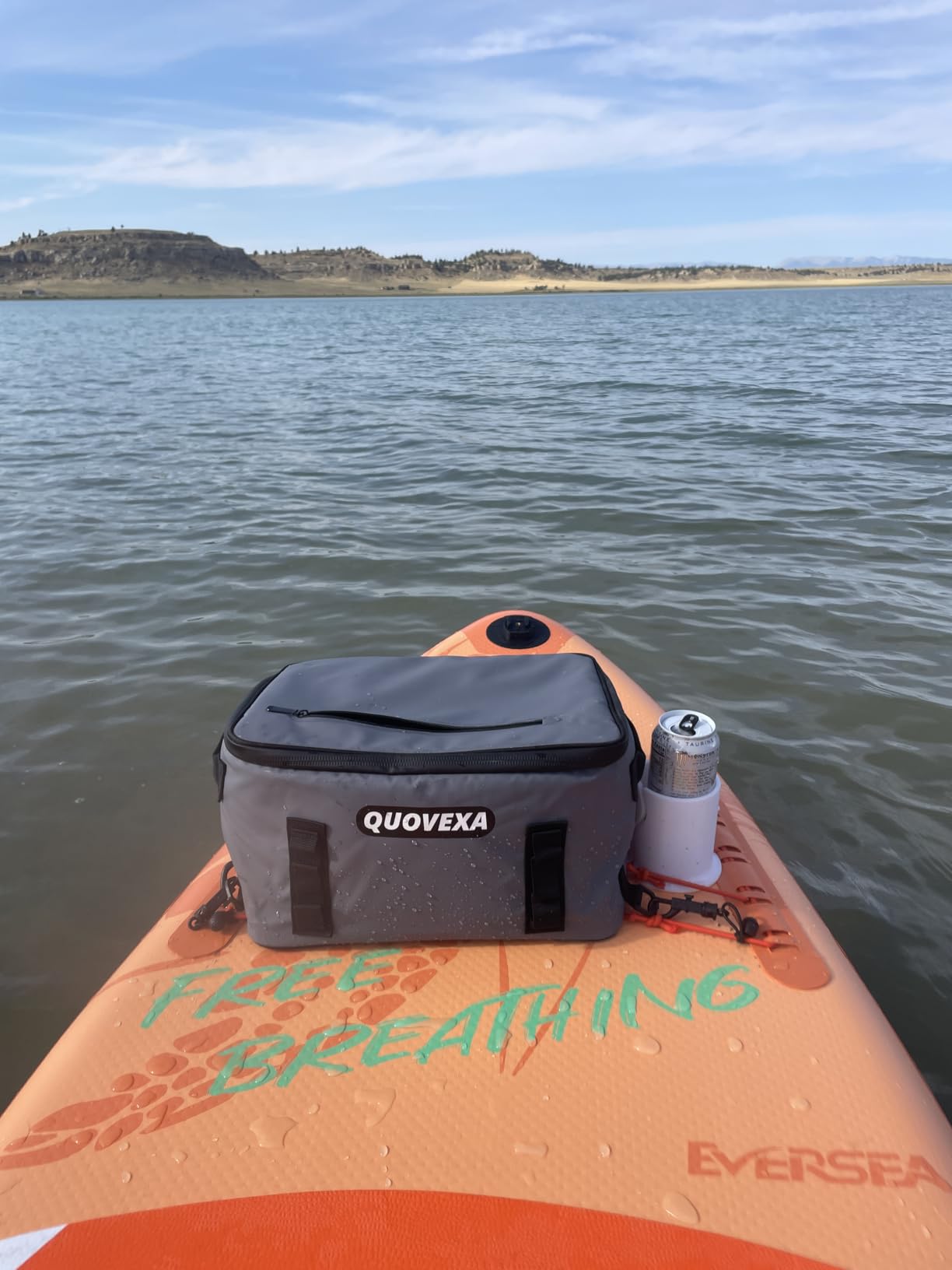 Paddle Board Cooler Bag, Sup Cooler, Coolers Deck Bag with 4 Pockets, Kayak Cooler Fits 30 Cans, Deck Coolers Bag for Paddleboard, Paddle Board Accessories with Phone Pouch Customer Review Paddle Board Cooler Bag, Sup Cooler, Coolers Deck Bag with 4 Pockets, Kayak Cooler Fits 30 Cans, Deck Coolers Bag for Paddleboard, Paddle Board Accessories with Phone Pouch - Customer Photo 1