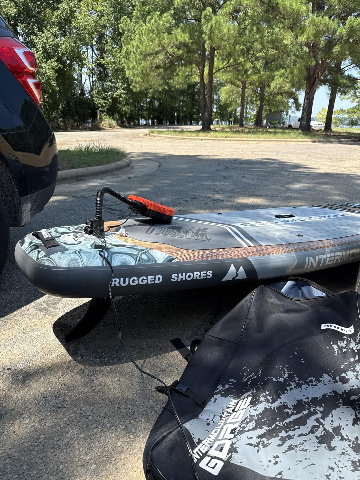11'x34 Ultra Wide Paddleboard, Inflatable SUP&430lb Capacity for All Skill, Stand-up Paddle Board for Yoga/Family, EVA Deck, US Fin, High-Pressure Pump, 100L Bag, Safety Leash - Customer Photo 2