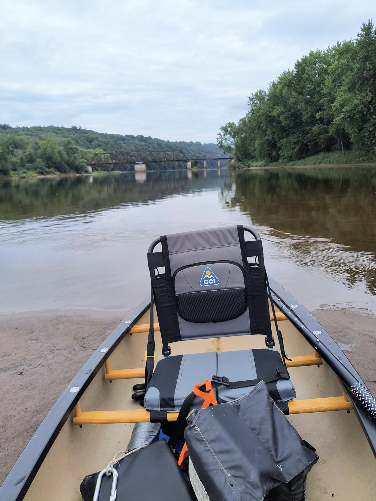 GCI Outdoor SitBacker Adjustable Canoe Seat with Back Support - Customer Photo 3