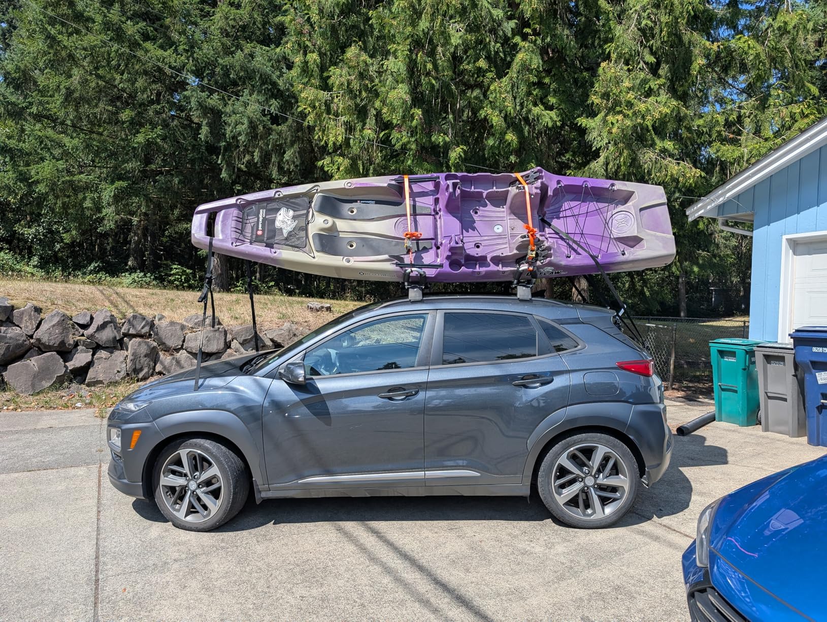 IKURAM R Aluminum Kayak Roof Rack Folding J-Style Universal 3-in-1 | Multifunction for Canoe, SUP, Kayaks, Surfboard, Rooftop Mount, For SUV, Car and Truck Crossbars customer photo 1