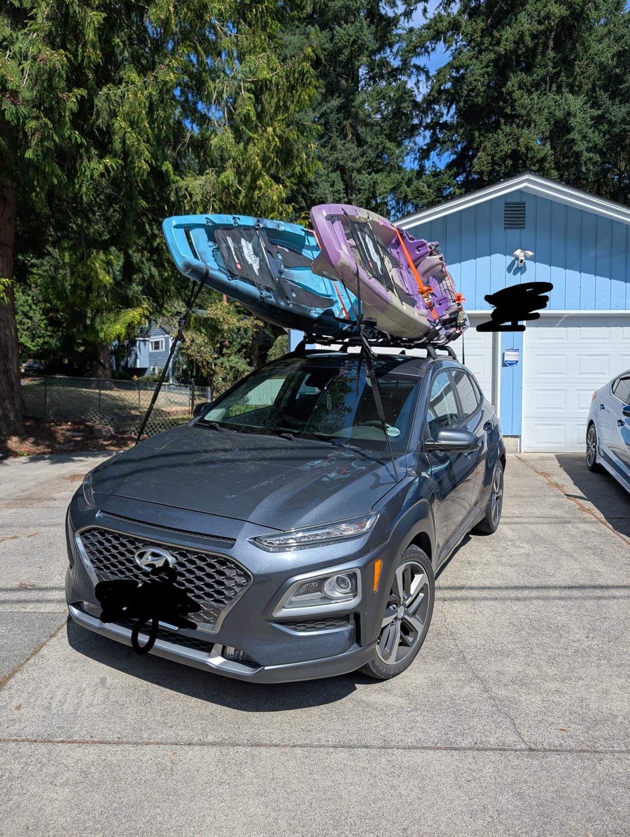IKURAM R Aluminum Kayak Roof Rack Folding J-Style Universal 3-in-1 | Multifunction for Canoe, SUP, Kayaks, Surfboard, Rooftop Mount, For SUV, Car and Truck Crossbars customer photo 2