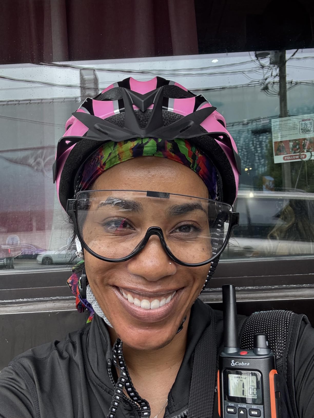 Cobra RX680 Walkie Talkies (2-Pack) - Rugged & Splashproof Two Way Radios Long Range, IP54 Water Resistant Design, 60 Pre-Programmed Channels, Weather Alerts, Included Charging Dock (Black/Orange) - Customer Photo 1