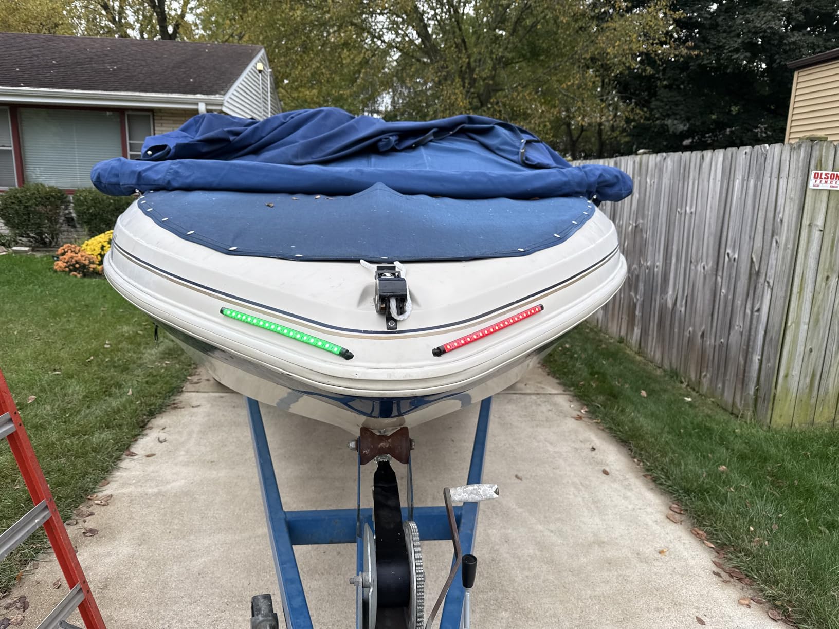 Botepon Navigation Lights - LED Bow Lights, Green & Red, Night Fishing, Deck, IP67 Waterproof for Pontoon, Dinghy, Kayak, Jon Boat, Yacht customer photo 1