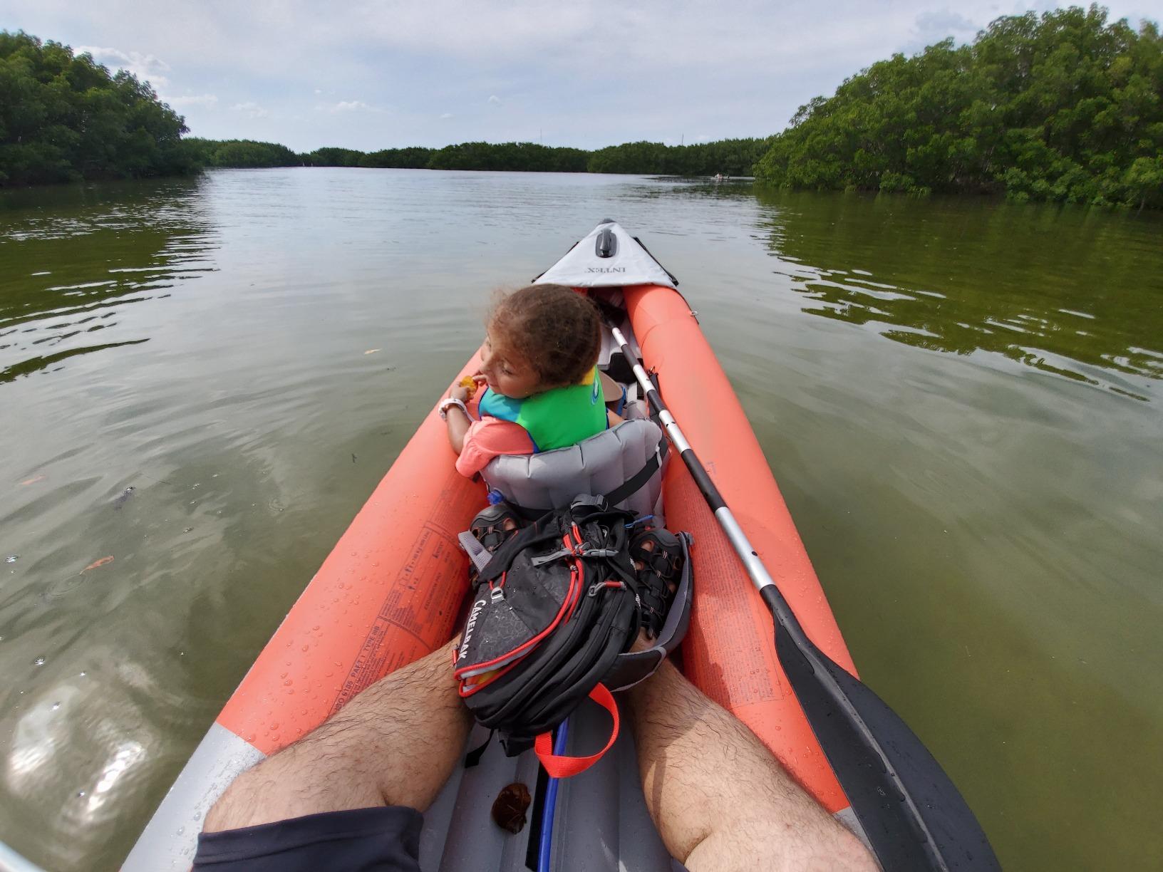 INTEX 68303EP Excursion Pro K1 Inflatable Kayak Set: Includes Deluxe 86in Kayak Paddles and High-Output Pump – SuperTough PVC – Adjustable Bucket Seat – 1-Person – 220lb Weight Capacity - Customer Photo 2