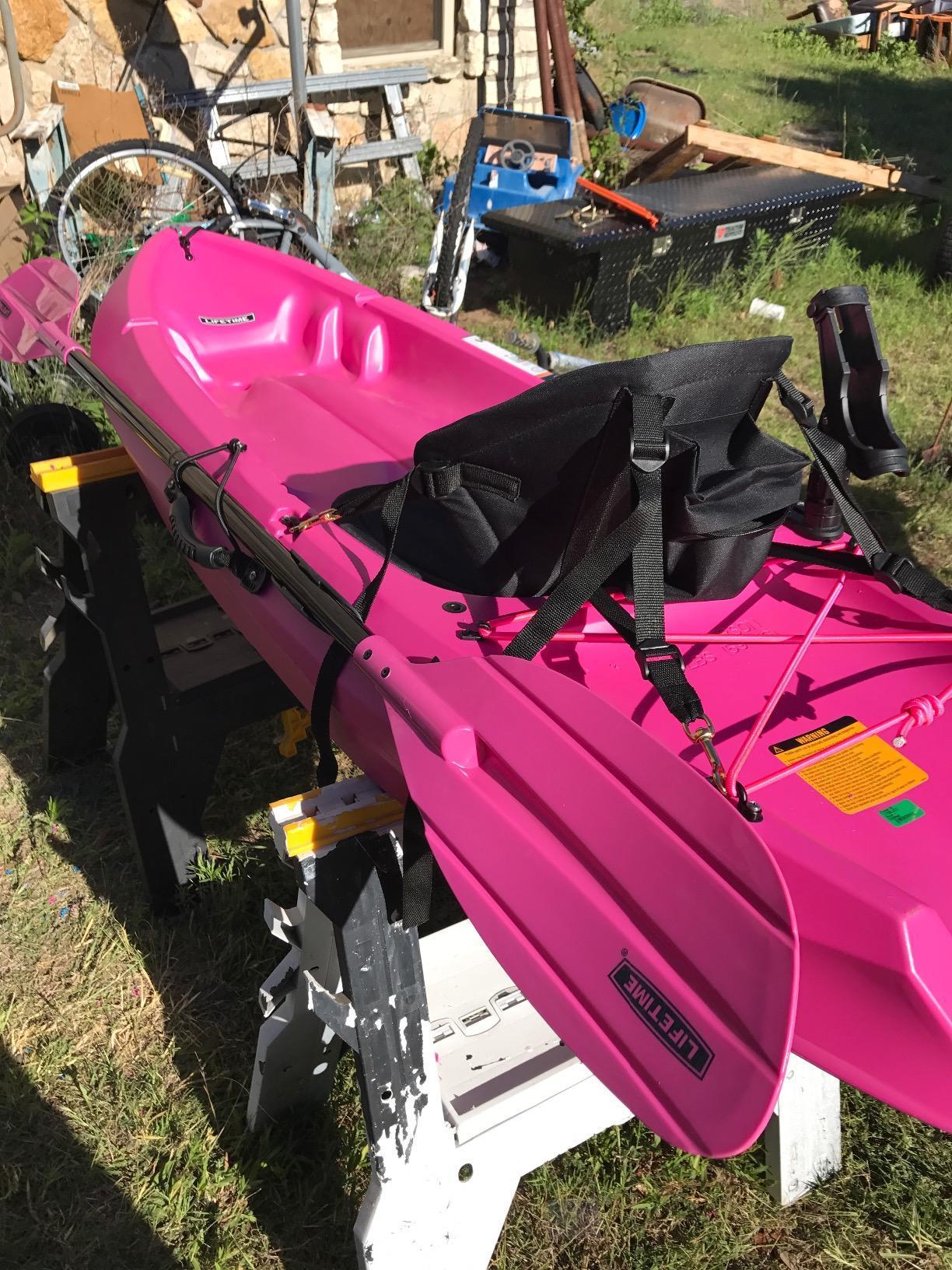 BKC UH-KS222 Universal Sit-On-Top Soft Padded Kayak Seat and Backrest with Water Bottle Pouch for Fishing/Kayaking/Rafting/Canoeing by Brooklyn Kayak Company - Customer Photo 2