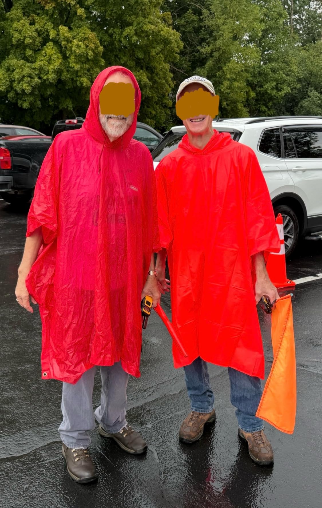 Retevis RB48 Heavy Duty Walkie Talkies, Waterproof Two Way Radio, Advanced Triple Proof, 2000 mAh, Emergency, 2 Way Radio Long Range for Job Site (4 Pack) Yellow - Customer Photo 1