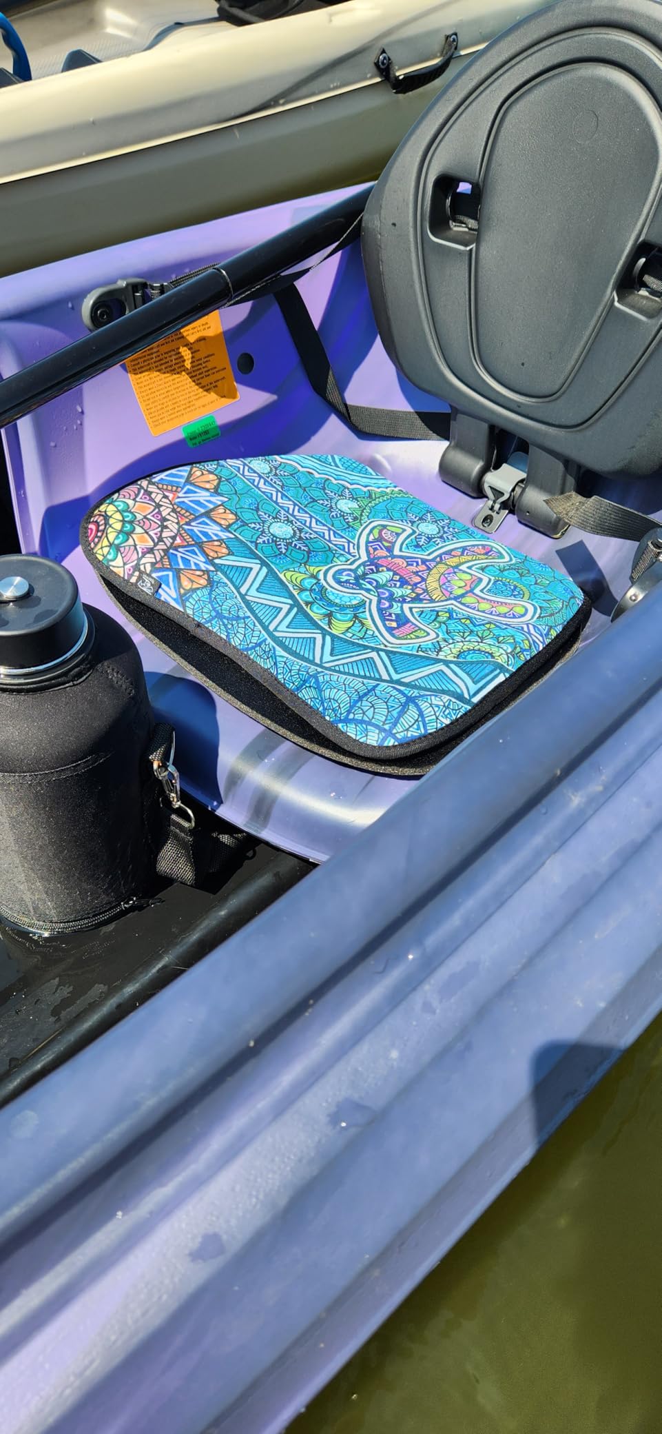 Kayak Seat Cushion - Turtle Design Kayak Seat Pad Compatible with Kayak, Canoe and Boat. Kayaking Accessories for Women customer photo 1