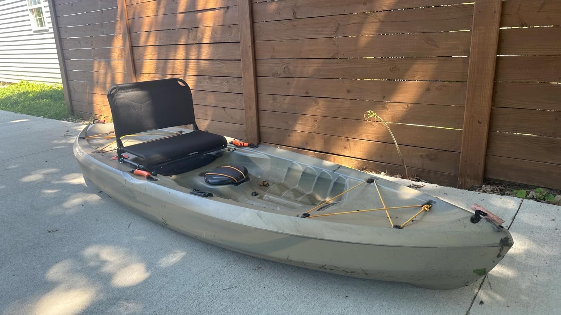 Lifetime Kayak Seat Replacement Upgrade Kit for Tamarack Tahoma Tioga Spitfire Kenai - Foldable Back Support with Cushioned Base - Seat and All Hardware - Customer Photo 2