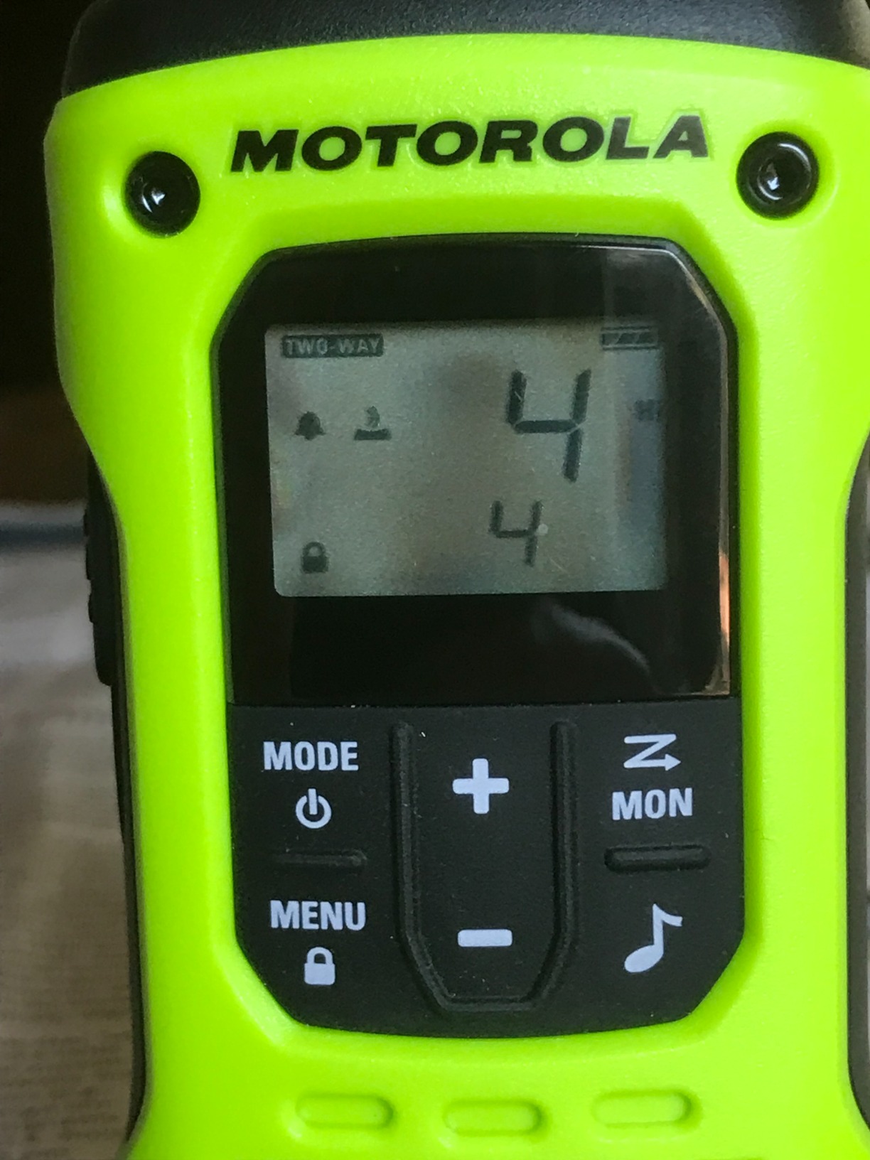 Motorola Solutions, Portable FRS, T605_H2O, Talkabout, Two Way Radios Waterproof Walkie Talkie Emergency Preparedness, Rechargeable, 22 Channel, 35 Mile, Orange W/Black, 2 Pack - Customer Photo 2