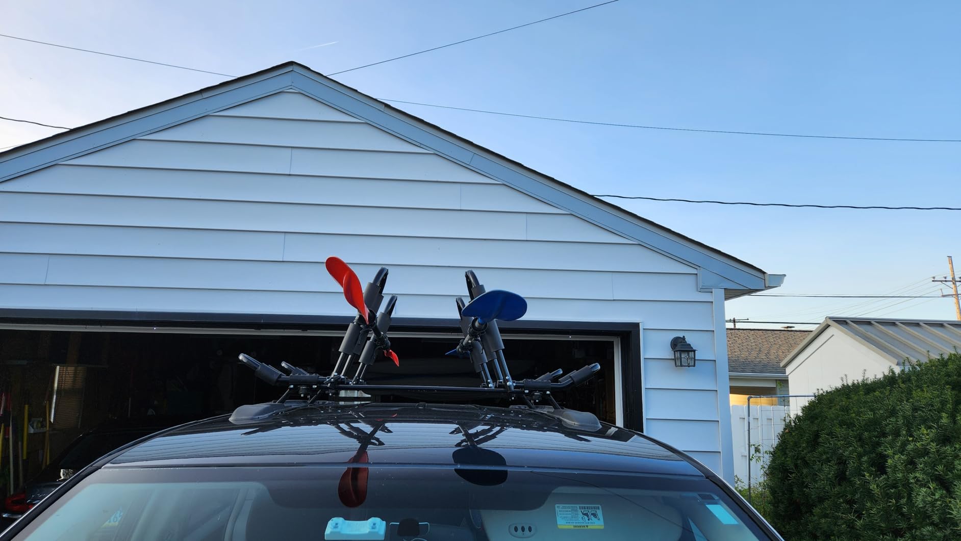 FORWODE Premium Kayak Roof Rack, 2 Pair J-Bar Roof Rack, Folding Adjustable Rack customer photo 2