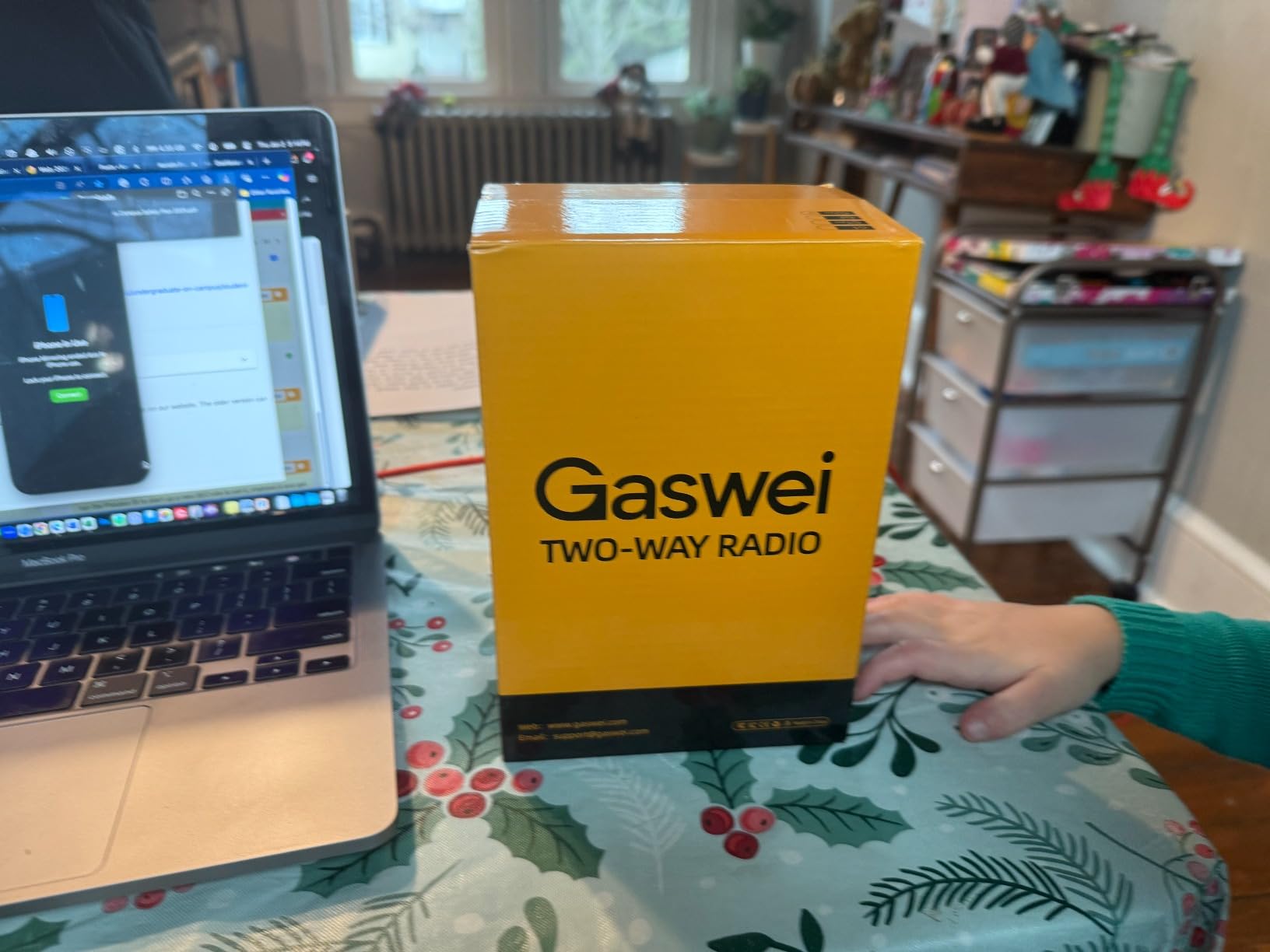 G2pro+ IP67 Waterproof Floating Heavy Duty Walkie Talkies Long Range for Adults FRS Double PTT，FM radio,SOS,NOAA weather Rechargeable Two Way Radios 2 watts,VOX,Li-ion Battery (2 Pack - Yellow) - Customer Photo 1