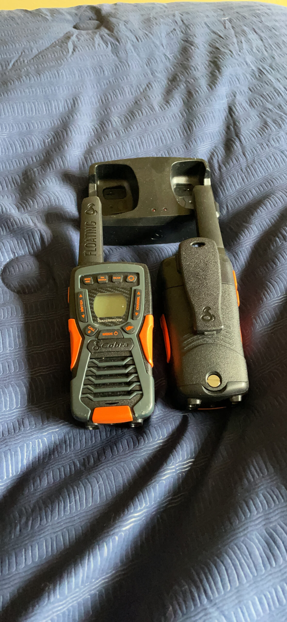 Cobra ACXT1037R FLT Floating Walkie Talkie - Waterproof, Rechargeable, Long Range up to 37-Mile Two Way Radio with NOAA Weather Alert & VOX, (1 Pack) - Customer Photo 2