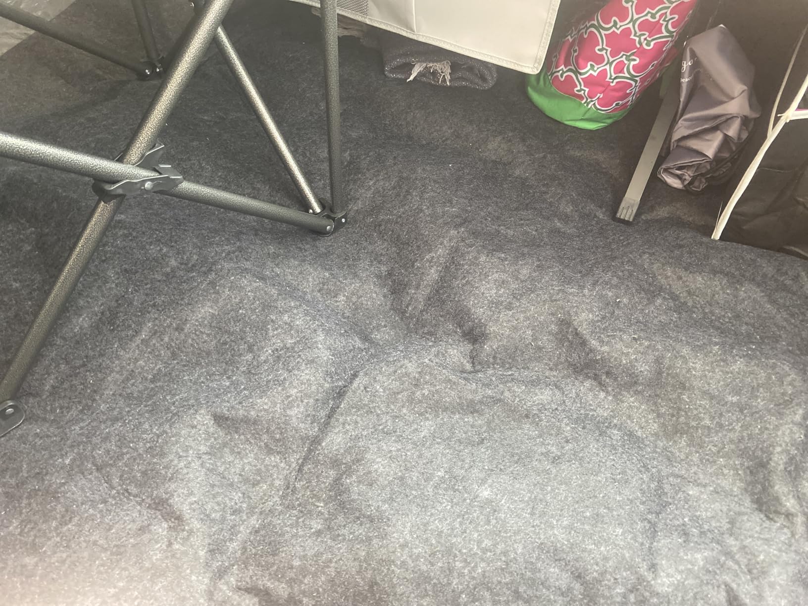 Camping Tent Carpet Mat, Waterproof Inside/Outside Tent Rug | Waterproof tent rug with a soft, trimmable surface helps keep camping floors warm, dry and comfortable indoors or outdoors. customer photo 1