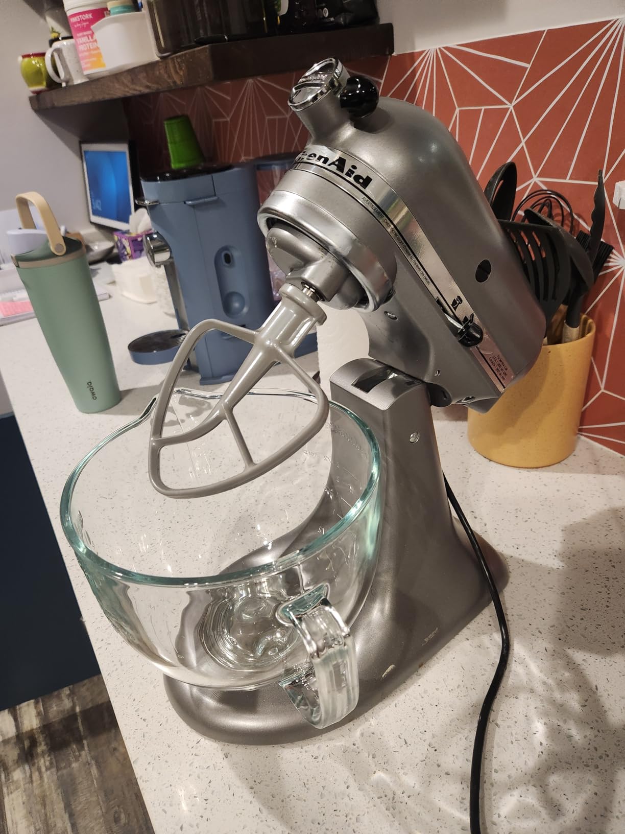 KitchenAid Tilt-Head Stand Mixer 4.5 Quart KSM85PBER, Empire Red customer photo 1