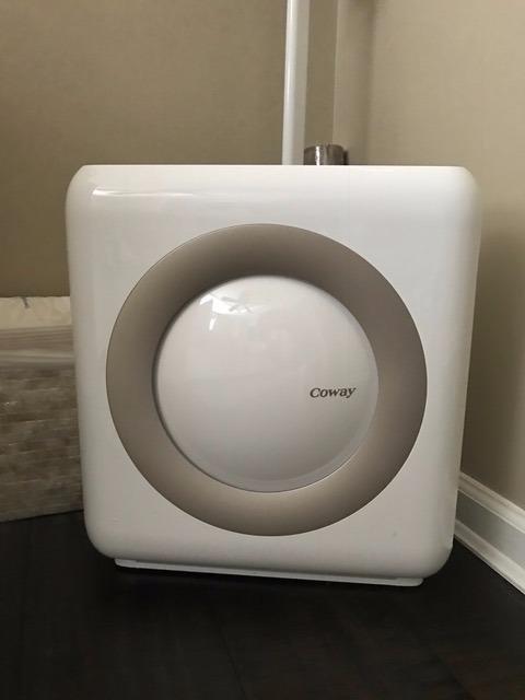 COWAY Air Purifier for Home Up to 1,748ft², HEPA Filter for Smoke, Allergies, Pet Dander, Odor, Air Quality Monitor, Auto&Eco Mode, Timer, Filter Indicator, 3yr Warranty, Mighty AP-1512HH(W), White customer photo 1
