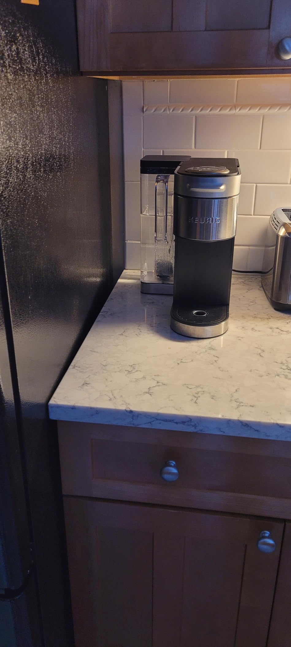 Keurig K-Supreme Plus Single Serve K-Cup Pod Coffee Maker, MultiStream Technology, Customizable Strength and Temperature Settings, Programmable, 78oz Removable Reservoir, Stainless Steel customer photo 1