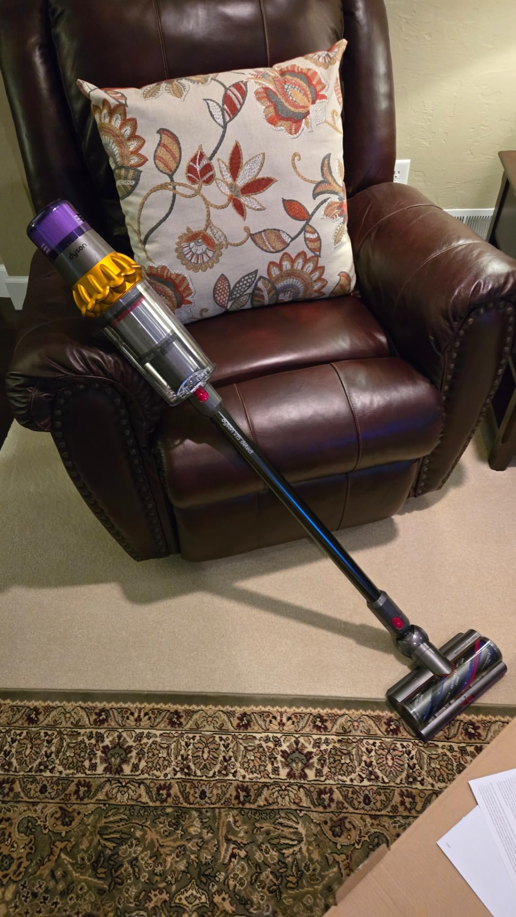 Dyson V15 Detect Cordless Vacuum Cleaner, Yellow/Nickel customer photo 1