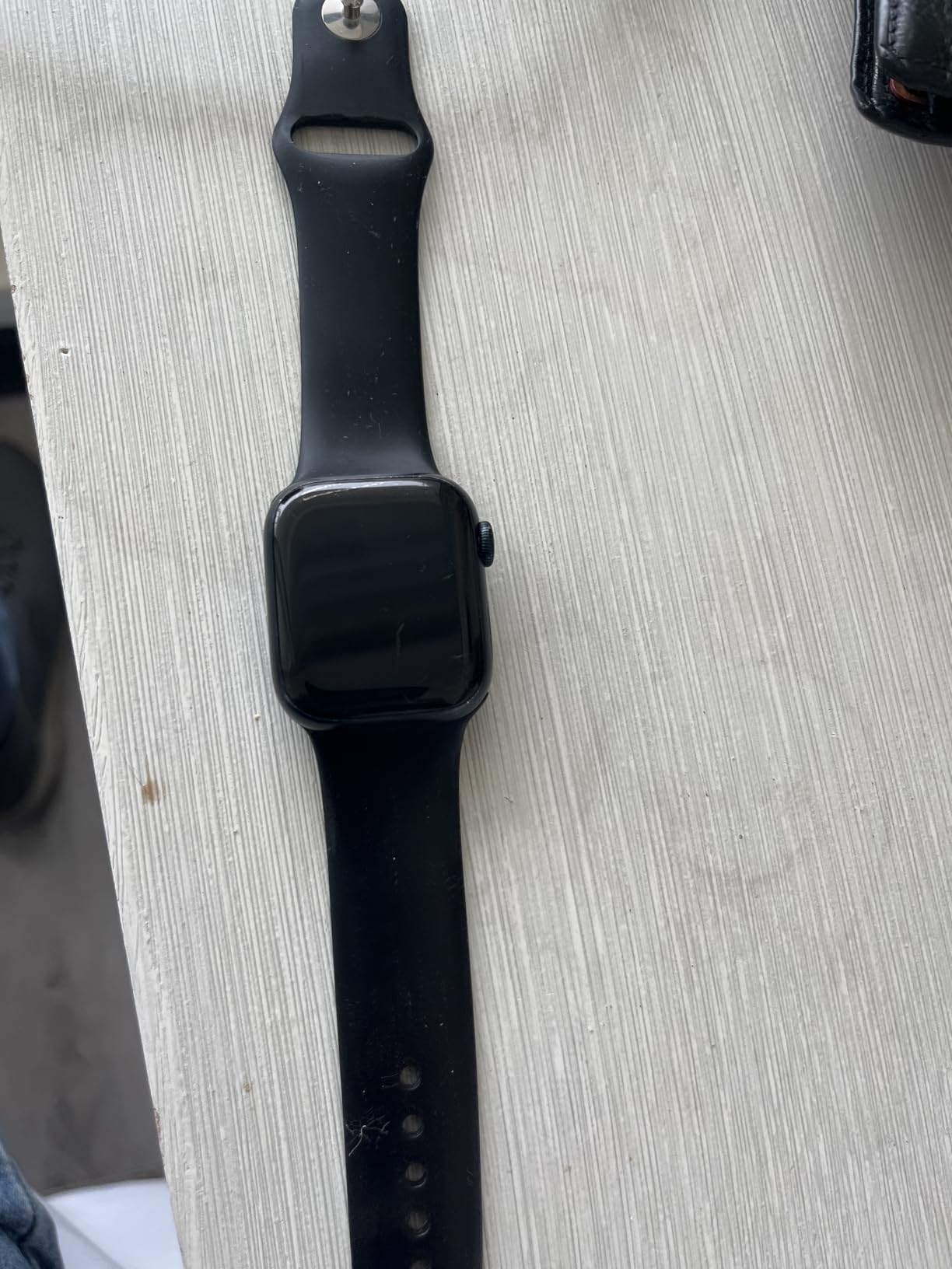 Apple Watch Series 9 [GPS 45mm] Midnight Aluminum Case with Midnight Sport Band M/L (Renewed) customer photo 1