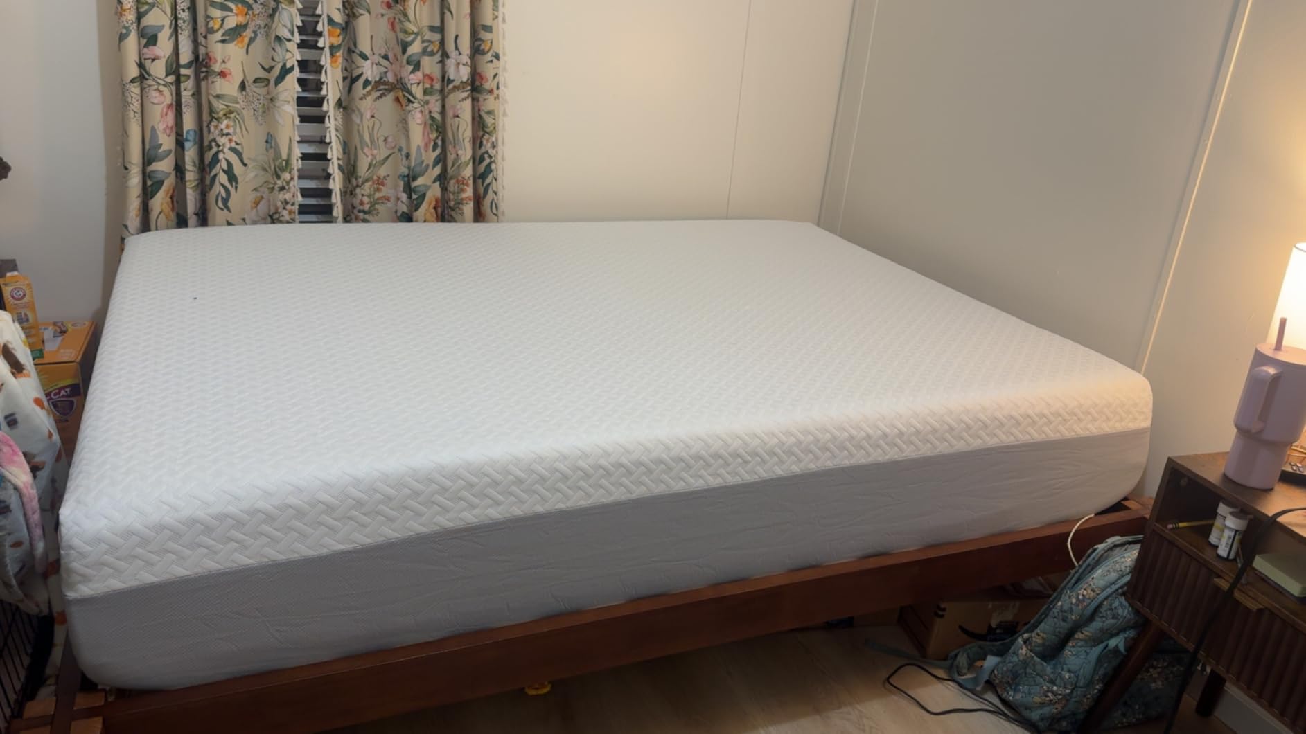 Zinus 10 Inch Green Tea Essential Memory Foam Mattress [New Version], Queen, Fiberglass Free, Medium Feel, Breathable Airflow Memory Foam, Certified Safe Foams & Fabric, Mattress in A Box customer photo 1