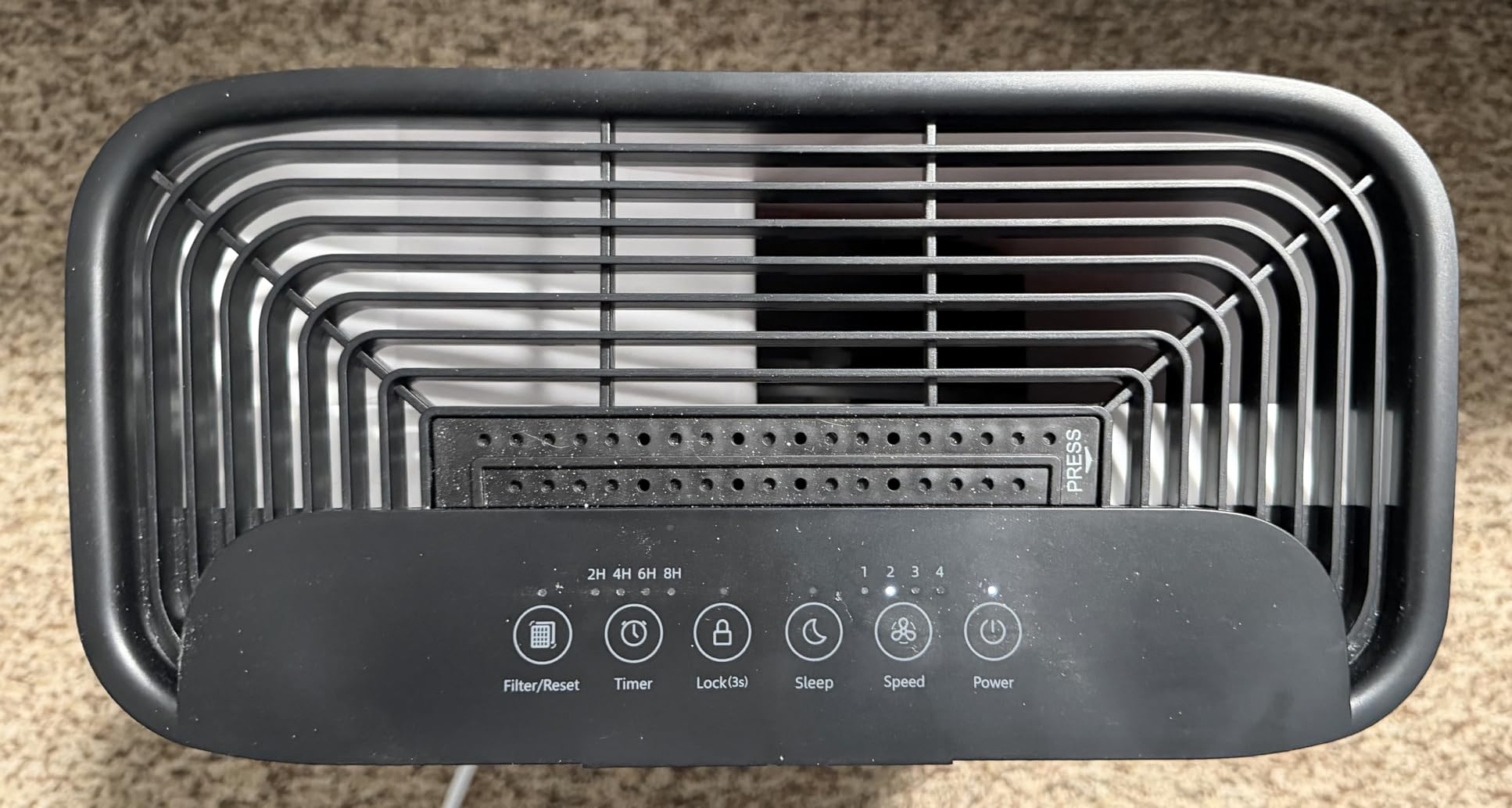 MOOKA Air Purifier for Home Bedroom Large Room 2200 Ft², HEPA Filter, White customer photo 2