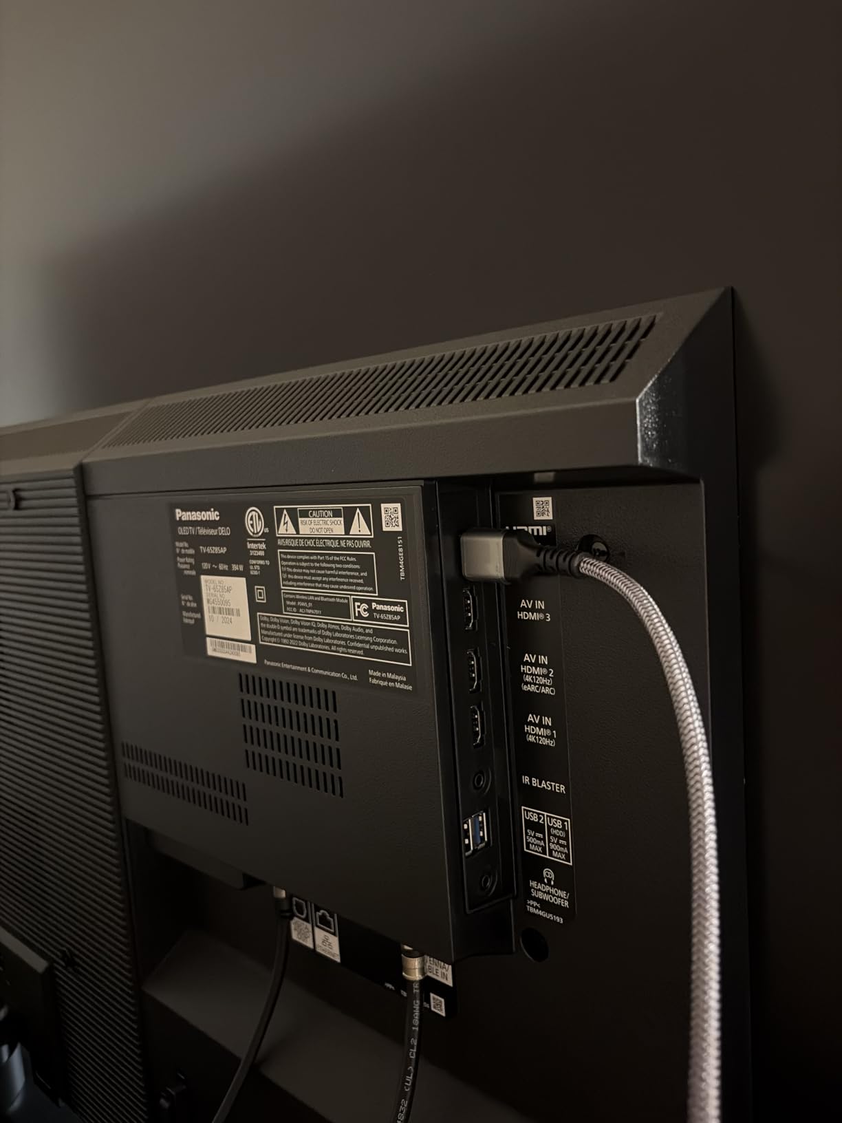 Panasonic Z85 Series (2024 Model) 55-inch OLED 4K Ultra HD Smart Fire TV, Dolby Vision IQ, HDR10+ Adaptive, 120Hz Refresh Rate - 55Z85AP customer photo 1