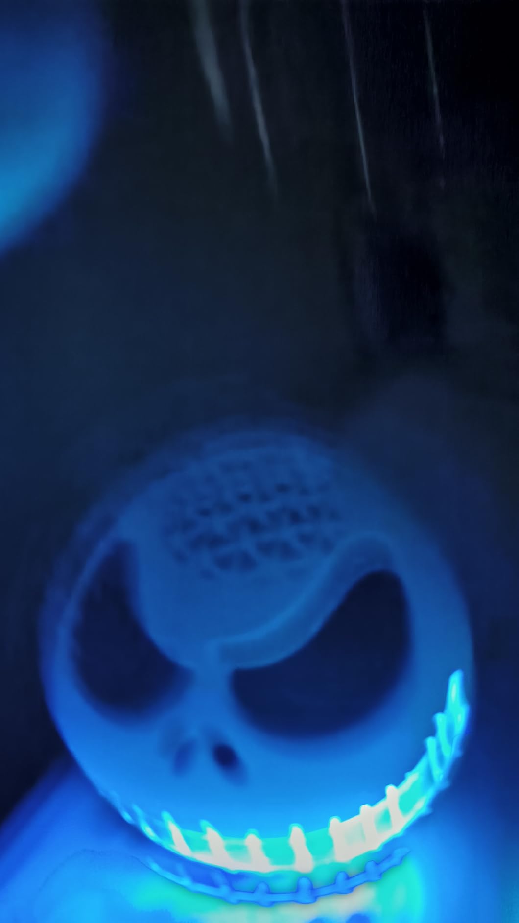 Echo Dot Bundle: Includes Echo Dot (5th Gen, newest model) | Glacier White and Limited Edition Disney Jack Skellington Shell customer photo 2