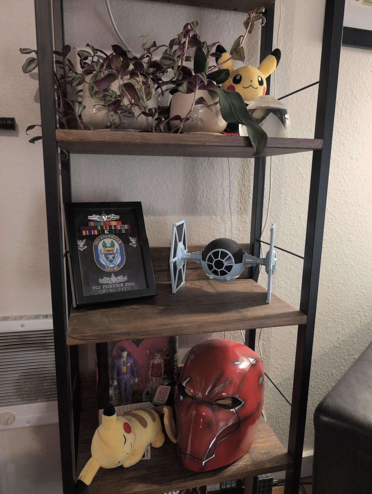 STAR WARS Echo Dot Bundle: Includes Echo Dot (5th Gen, 2022 release) | Charcoal and Limited Edition STAR WARS TIE Fighter Stand customer photo 1