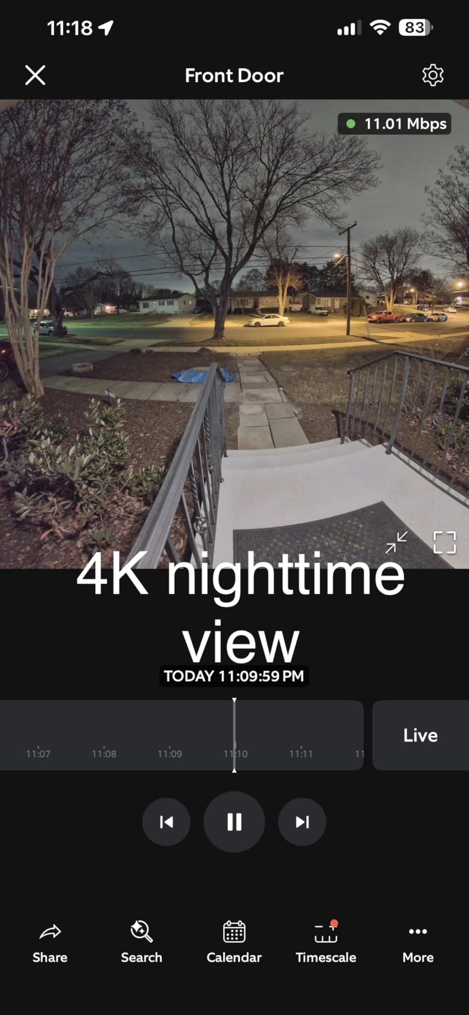 Ring Wired Doorbell Pro (newest model), Home or business security, Retinal 4K with wide-angle video, 10x Enhanced Zoom, and Low-Light Sight, Deep Silver customer photo 1
