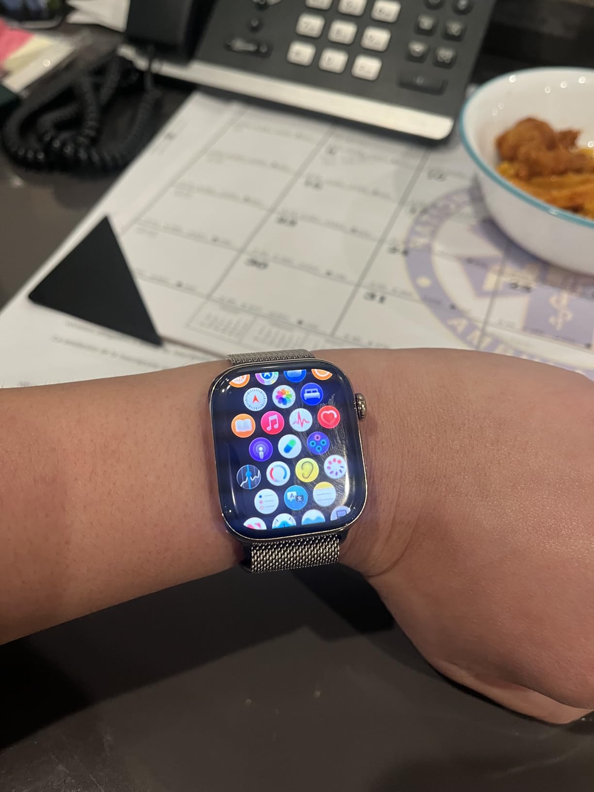 Watch Series 11 [GPS 46mm] Smartwatch with Jet Black Aluminum Case with Black Sport Band - M/L. Sleep Score, Fitness Tracker, Health Monitoring, Always-On Display, Water Resistant customer photo 1