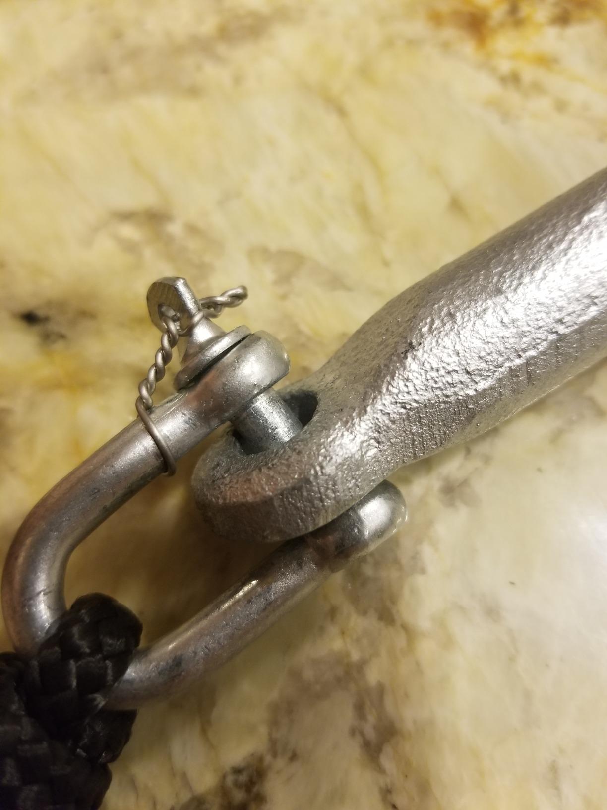 Attwood 11959-1 Universal 3 lb Marine Grapnel Folding Anchor with 20-Foot MFP Rope and Mesh Storage Bag customer photo 1