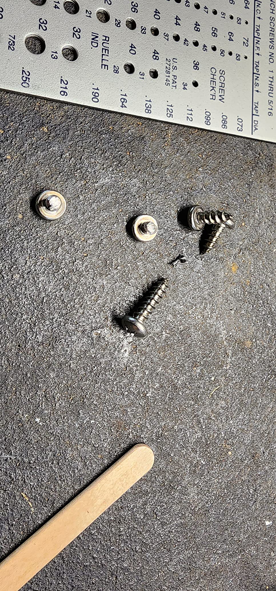 Type 316 Stainless Steel Phillips Pan Sheet Metal Screw Kit customer photo 1