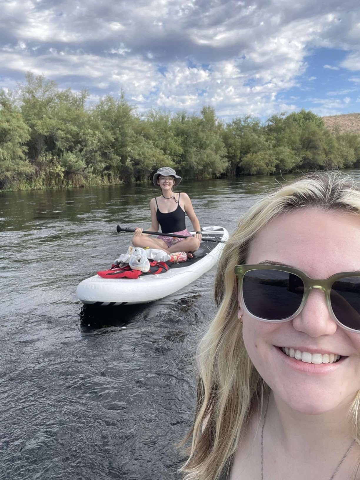 SereneLife Inflatable Stand Up Paddle Board - Wide Stable Design with Premium Accessories customer photo 2