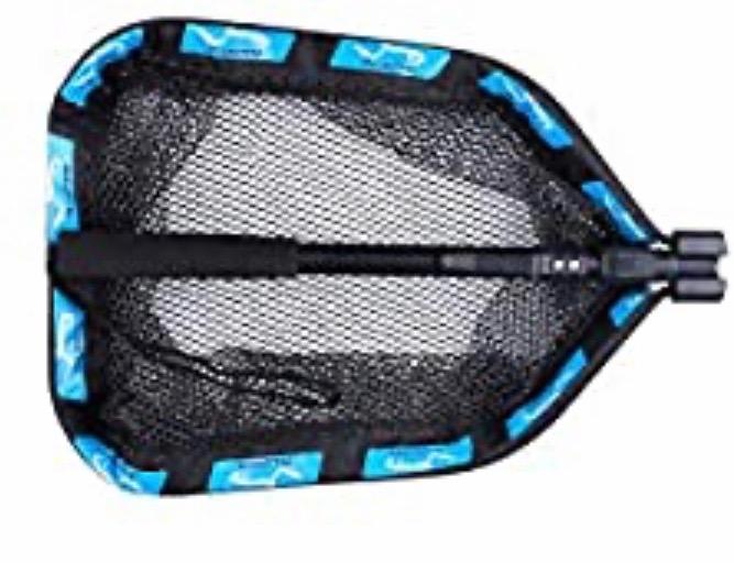 PLUSINNO Floating Fishing Net for Steelhead, Salmon, Fly, Kayak, Catfish, Bass, Trout Fishing, Rubber Coated Foldable Landing Net with Fixed or Telescoping Pole Handle customer photo 1