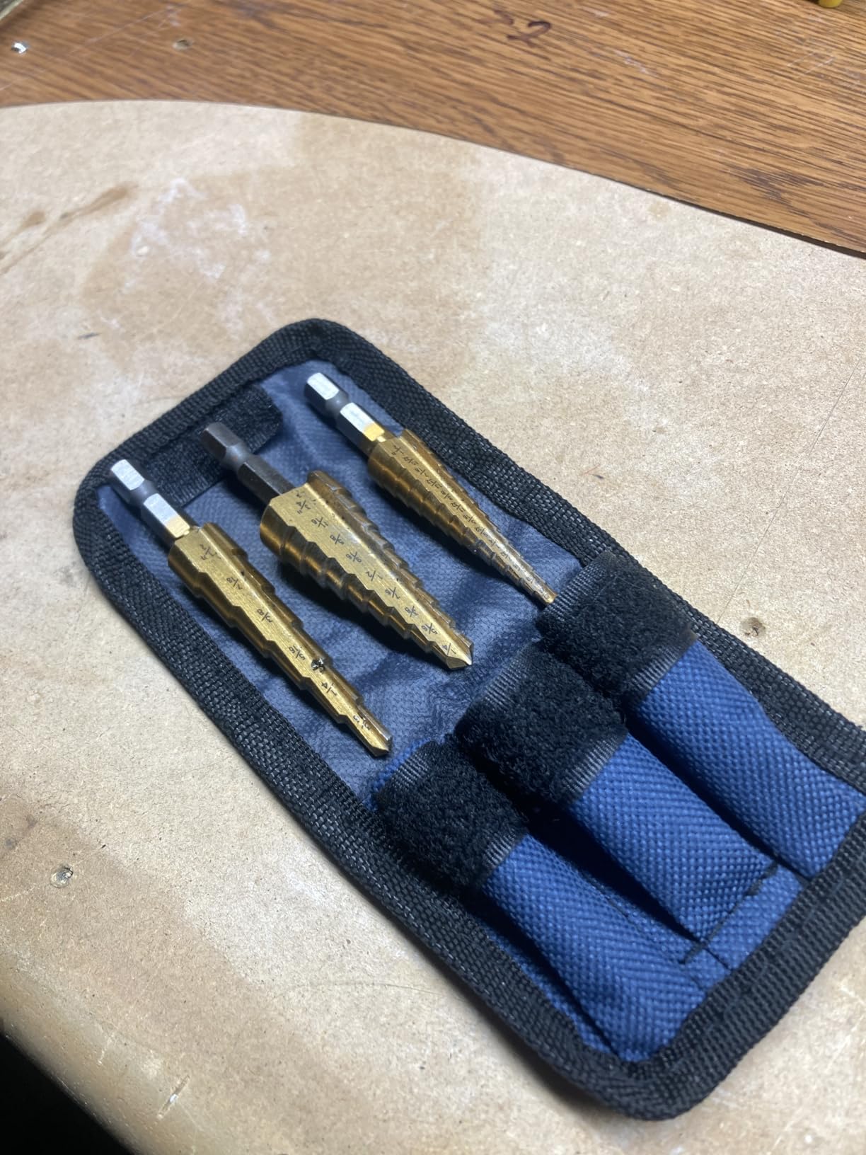 Step Drill Bits, 5PCS HSS Titanium Step Drill Bit Set customer photo 1