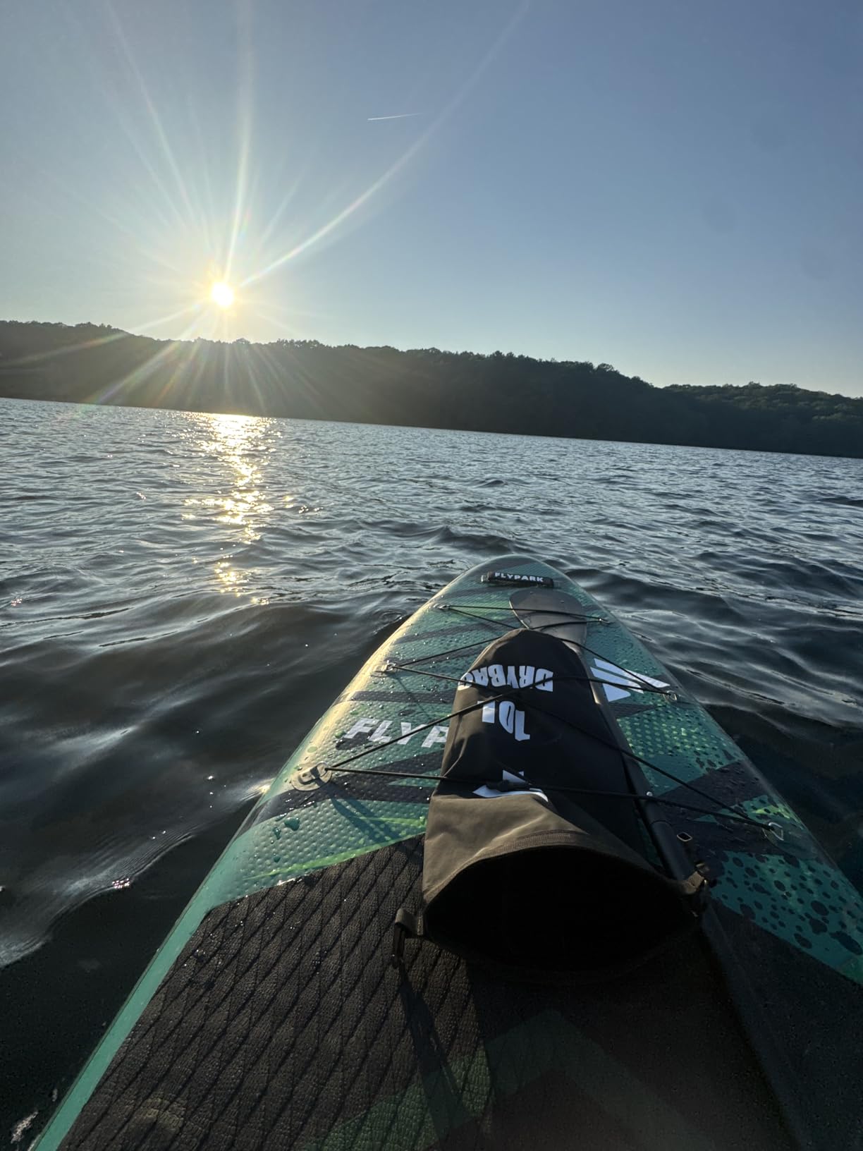 Flypark 11'x34 Inflatable Paddle Boards, Extra Wide SUP for 420lbs/3Adults, Yoga Stand Up Paddle Board customer photo 2