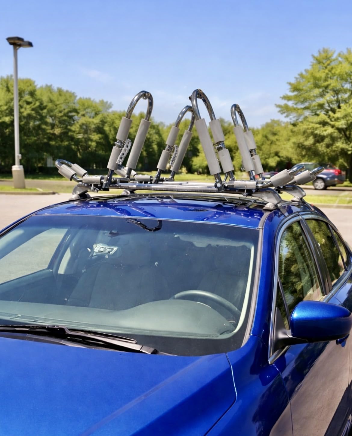 FORWODE Premium Kayak Roof Rack, 2 Pair J-Bar Roof Rack, Folding Adjustable Rack customer photo 1