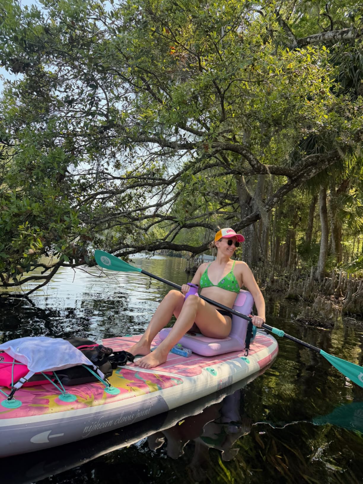 Niphean Inflatable Stand Up Paddle Board with SUP Accessories, Anti-Slip EVA Deck, 10'6'' Inflatable Paddle Boards for Adults & Youth of All Skill Levels customer photo 1