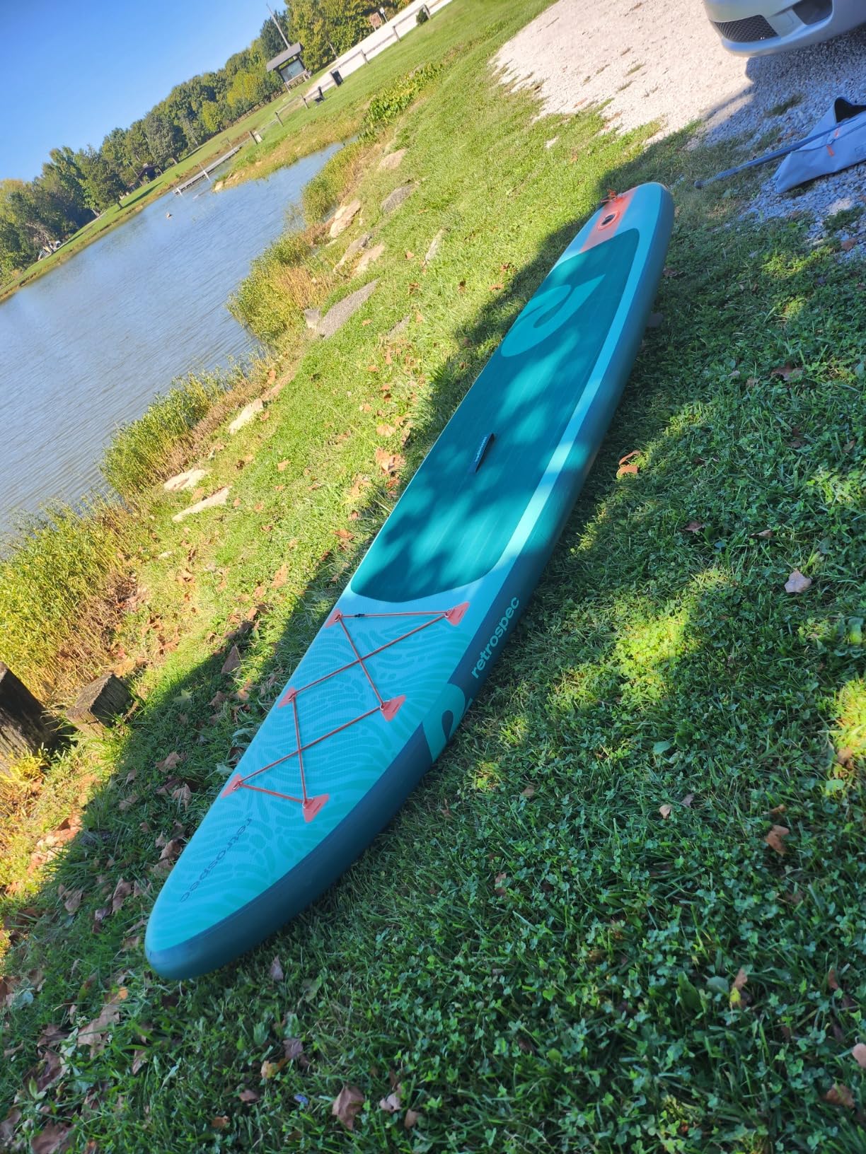 Retrospec Weekender Inflatable Stand Up Paddle Board 10'6